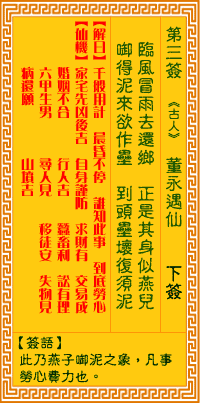 Goddess of Mercy Sign #3: Dong Yong Sells His Body