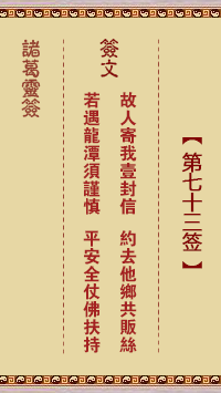 Zhuge Shenzhang 73rd Sign