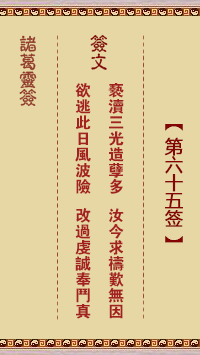 Zhuge Shenzhang 65th Sign
