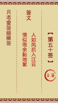 Lunar Elder Spiritual Sign for Marriage 50th Sign: Up