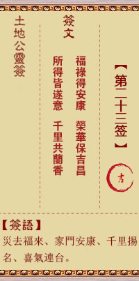 Duke of the Earth's Spiritual Signature 23rd Sign 吉