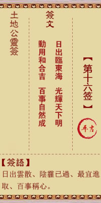 Duke of the Earth's Spiritual Signature 16th Sign Pingji