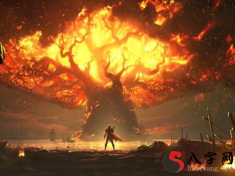 Dreaming of a large tree being burned by a fire